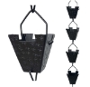 Picture of Rain Chains by JASINC Castle Square Rain Chain Black 8.5 ft JAS2003BLK