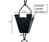 Picture of Rain Chains by JASINC Castle Square Rain Chain Black 8.5 ft JAS2003BLK