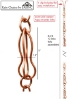 Picture of Rain Chains by JASINC Aqua Strands Link Rain Chain Copper 8.5 ft JAS1002C