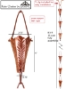 Picture of Rain Chains by JASINC Pure Copper Leaf Rain Chain 8.5 ft JAS8002C