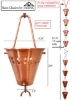 Picture of Rain Chains by JASINC Pure Copper Fiona Rain Chain 8.5 ft JAS3004C