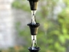 Picture of Rain Chains by JASINC Black Ruffle Rain Chain 8.5 ft JAS3001BLK