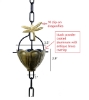 Picture of Rain Chains by JASINC Dragonfly Rain Chain Antique Brass 8.5 ft JAS8004AB