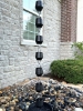 Picture of Rain Chains by JASINC Harmony Rain Chain Black 8.5 ft JAS3005BLK